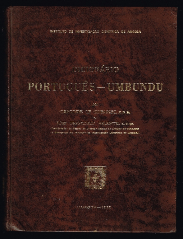 DICIONRIO PORTUGUS - UMBUNDU (Angola)